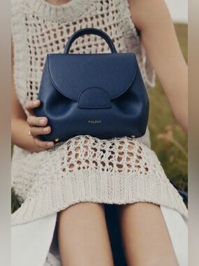 Polene Numéro Un Nano in Navy Blue